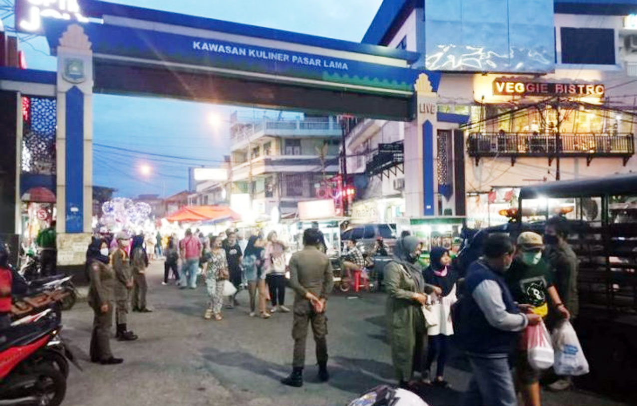 Pemkot Tangerang Tindak Pelaku Usaha Langgar Jam Operasional PPKM