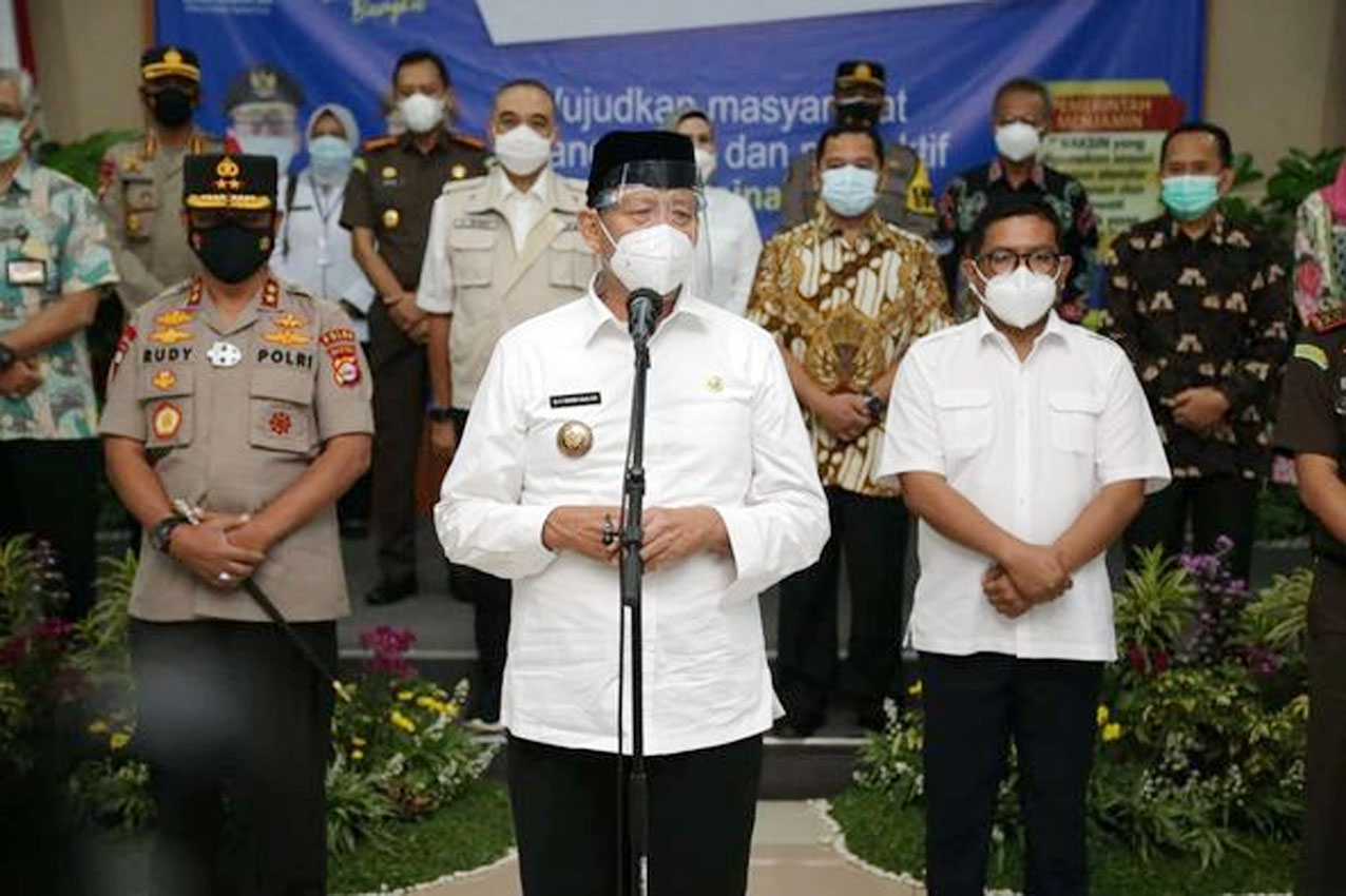 5 Kepala Daerah Lakukan Vaksinasi Covid-19 Sinovac di Pendopo Bupati Tangerang