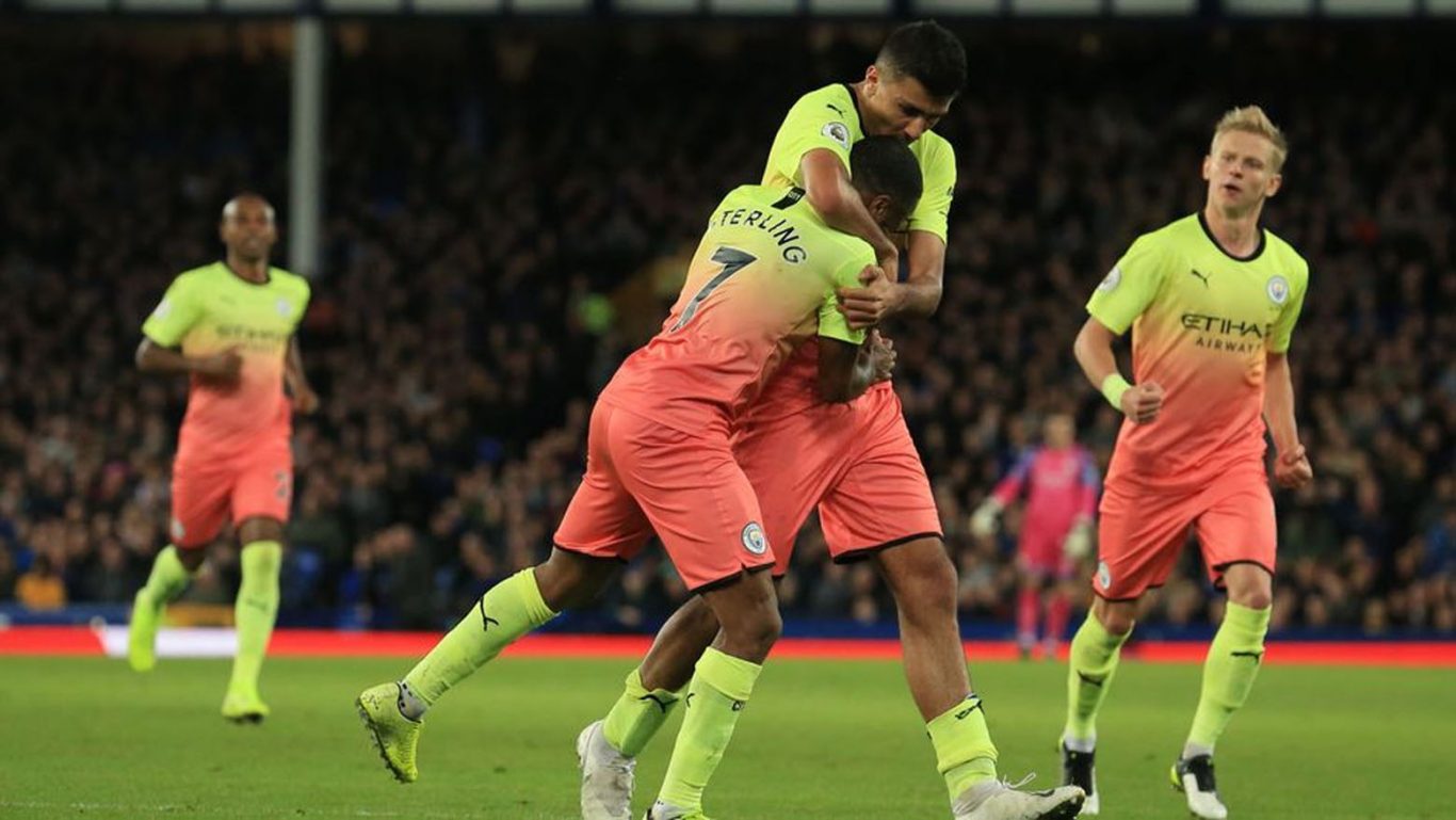 Hasil Pertandingan Man City vs Everton: Skor 3-1