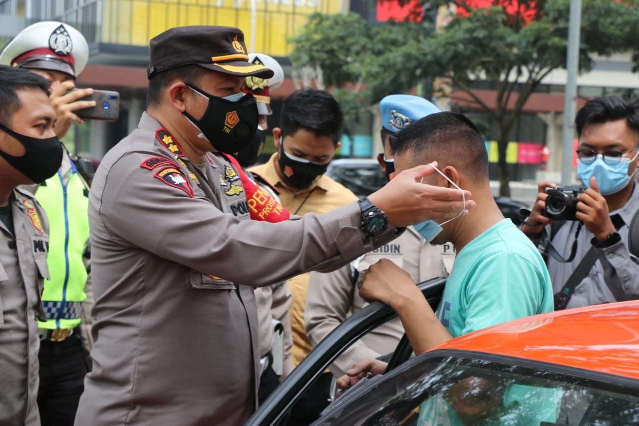 Polresta Tangerang dan Kodim Tigaraksa Gelar Operasi Yustisi