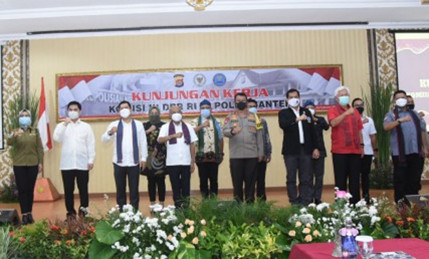 Komisi III DPR Harap Polda dan BNNP Banten Jaga Situasi Kondusif