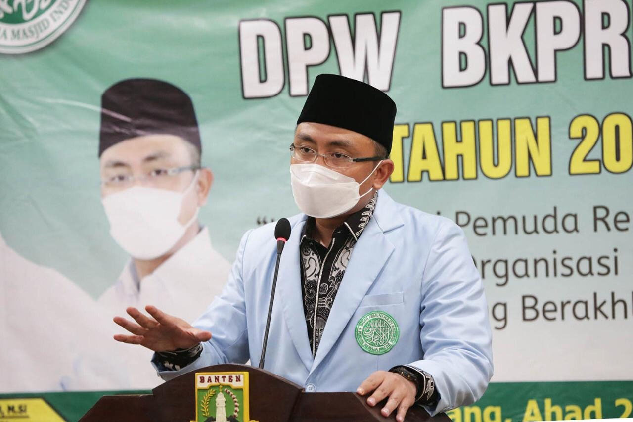 Muswil VI BKPRMI Banten, Andika Ajak Remaja Mesjid Lawan Covid-19