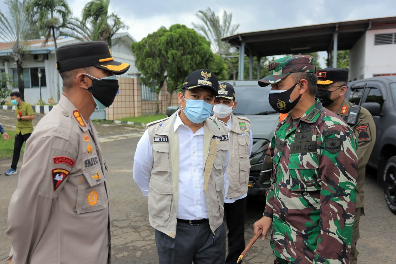 Pemkot Tangerang Bersama TNI-Polri lakukan Check Point di Ruas Jalan Perbatasan