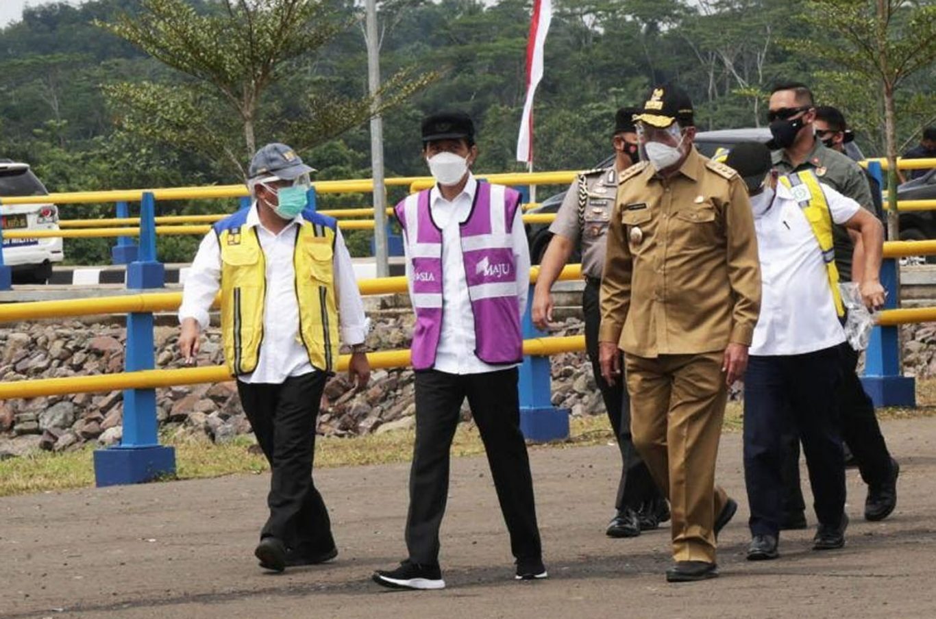 Gubernur Banten Dampingi Presiden Resmikan Bendungan Sindang Heula