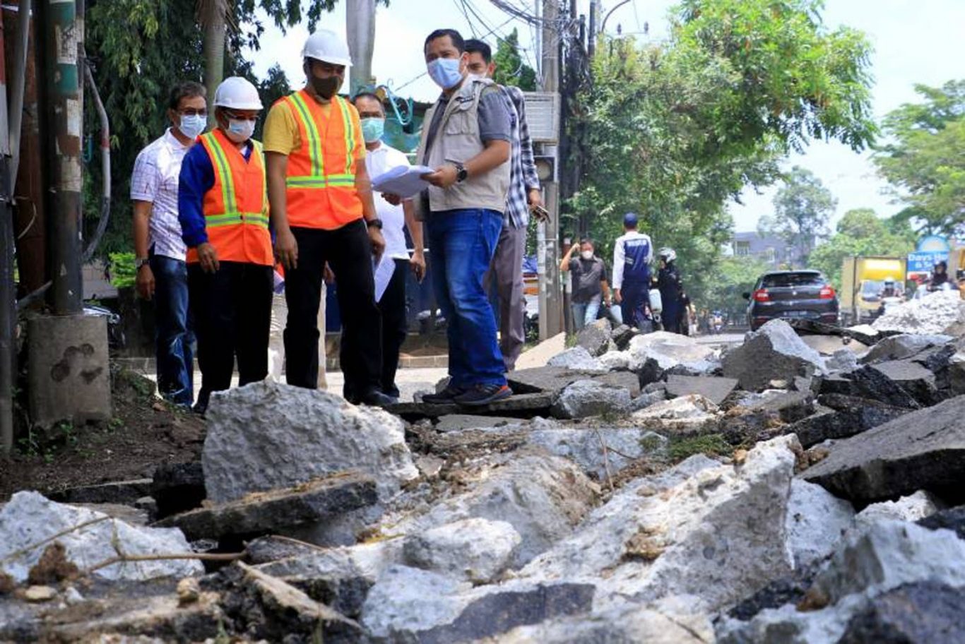 Pemkot Tangerang Pastikan Perbaikan Jalan Selesai Dalam Empat Bulan