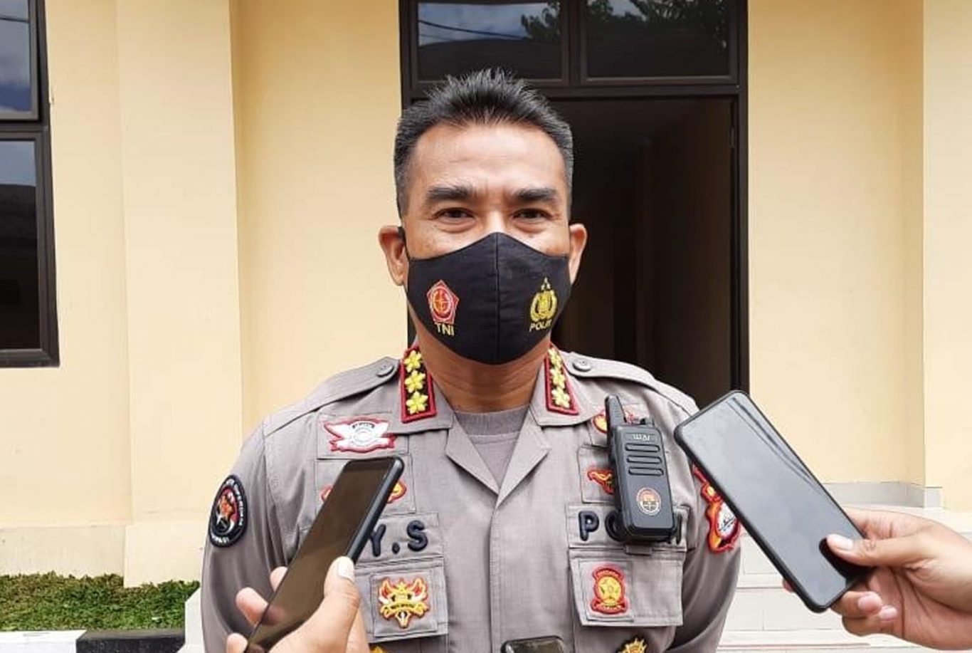 Polda Banten Sosialisasikan instruksi Gubernur Tentang PPKM