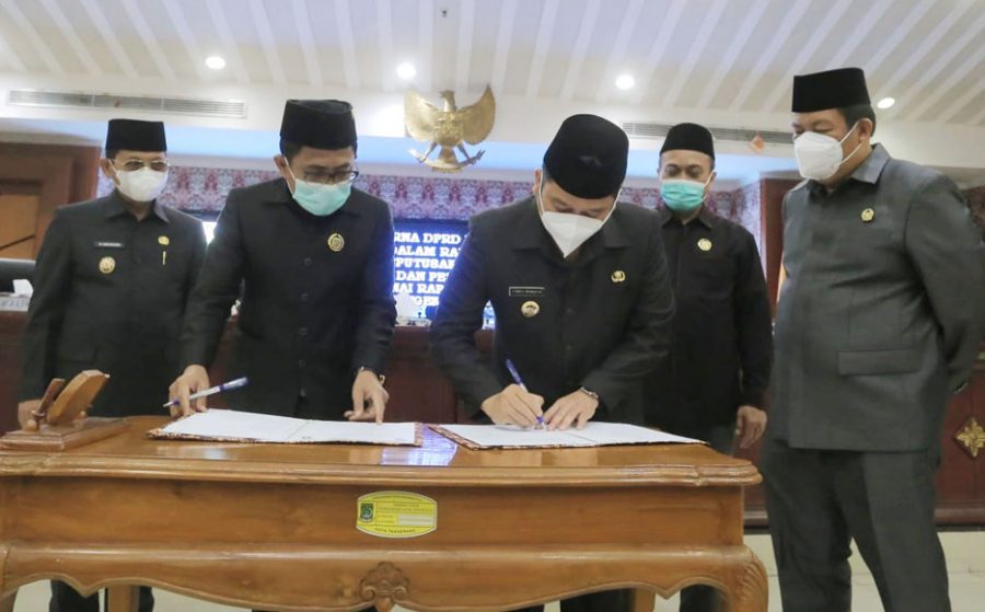 Rapat PAripurna DPRD Putuskan Penetapan 2 Raperda Kota Tangerang