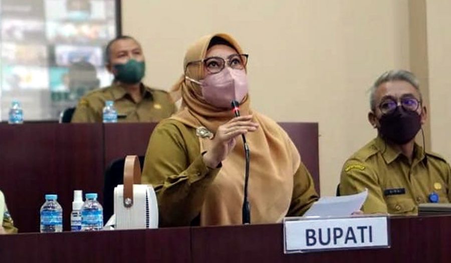 Bupati Pandeglang Ikuti Rakor Antisipasi Bencana Erupsi Krakatau