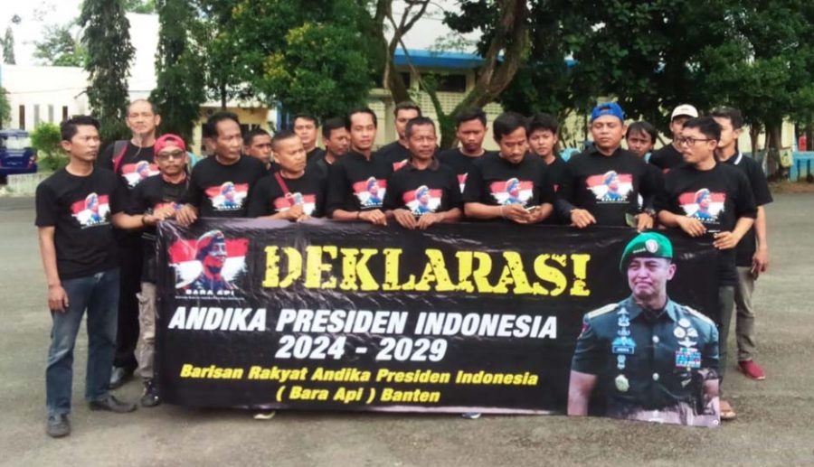 Komunitas Bara API Banten Deklarasikan Jenderal Andika Menjadi Capres