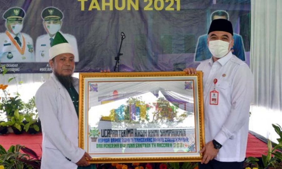 Bupati Tangerang Resmikan Sanitren Ponpes Asma'ul Husna Desa Tapos