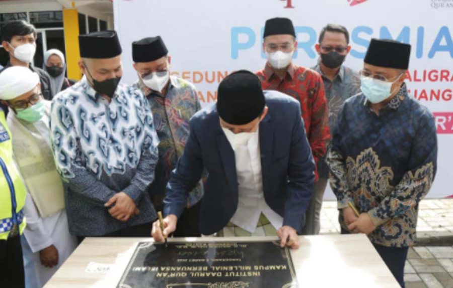 Gubernur Banten Resmikan Gedung Workshop Kaligrafi Daarul Qur'an