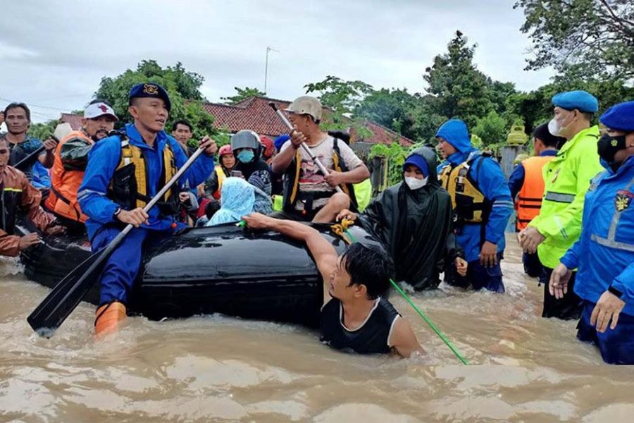 BPBD Kabupaten Serang Lakukan Penanganan di Wilayah Terdampak Banjir