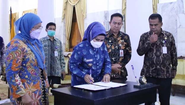 Bupati Serang Teken Kerjasama Optimalisasi Pajak antara DJP dan DJPK