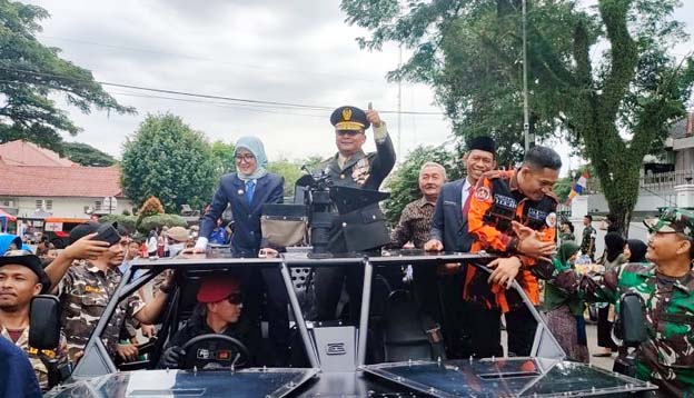 Bupati Lebak Hadiri Upacara Perayaan HUT TNI ke-77 di Rangkasbitung