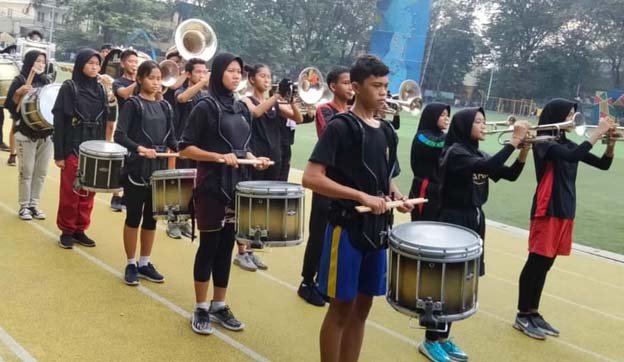 Drum Band Kota Tangerang Lakukan Pemusatan Latihan untuk Porprov Banten