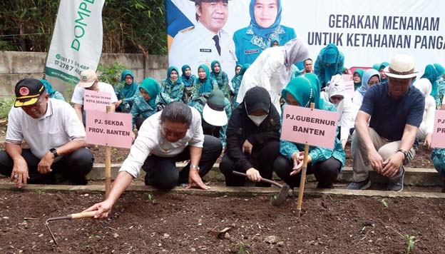 Pj Gubernur: Optimalkan Pekarangan Rumah untuk Ketahanan Pangan