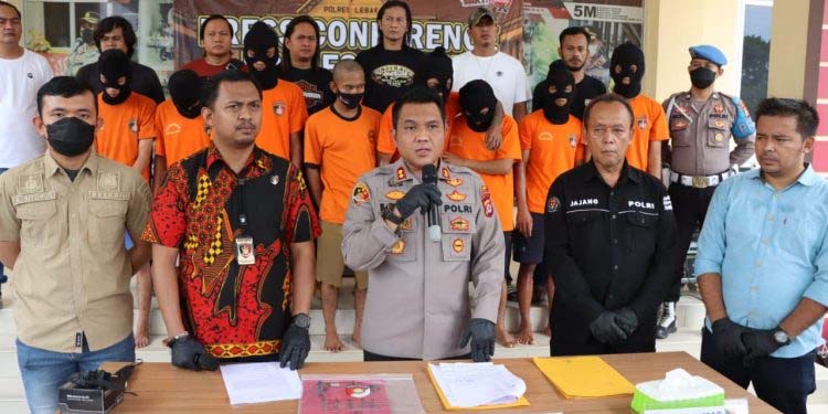 Satreskrim Polres Lebak Berhasil Ringkus Tujuh Pelaku Curanmor