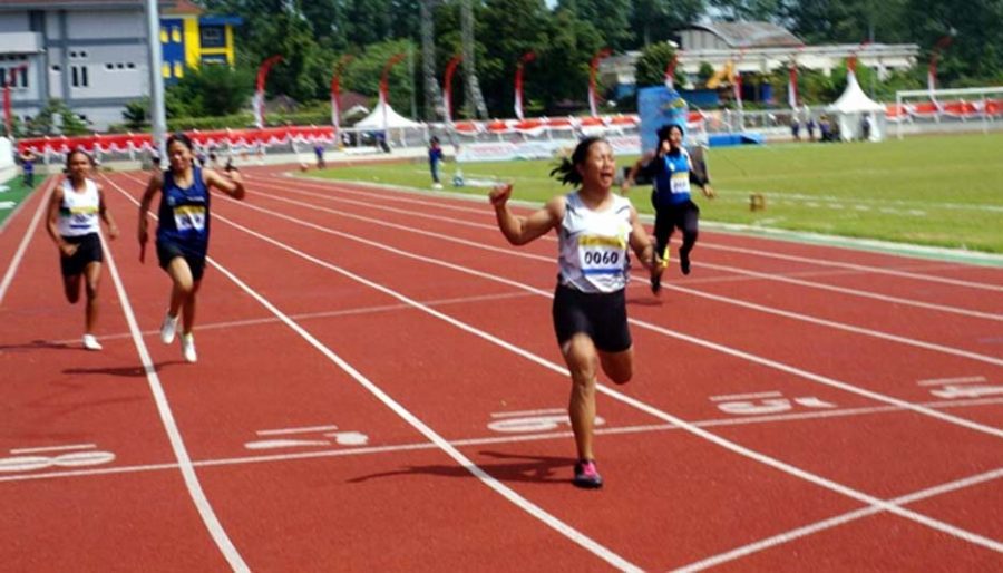 Cabor Lari Estafet Putri Kota Tangerang Sabet Medali Emas