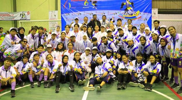 Cabor Futsal Putra dan Putri Kota Tangerang Sabet Medali Emas