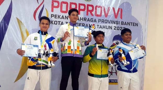 Anggota Polres Metro Juara 2 Cabor Taekwondo Porprov VI Banten