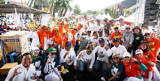 Dihadiri Pilar Saga Ichsan, Acara Fun Walk Berlangsung Meriah