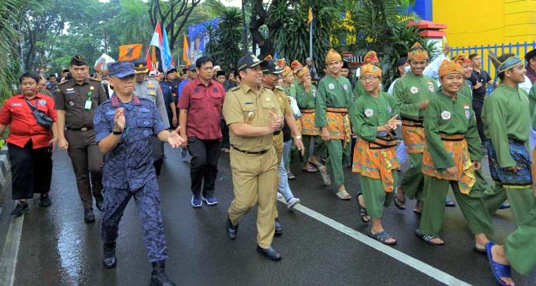 Parade Seni Budaya Warnai Gerakan Jalan Kebangsaan Kota Tangerang