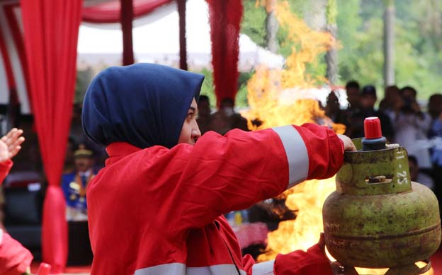 HUT Damkar, Pemkab Serang Dorong Perusahaan Miliki Mobil Damkar