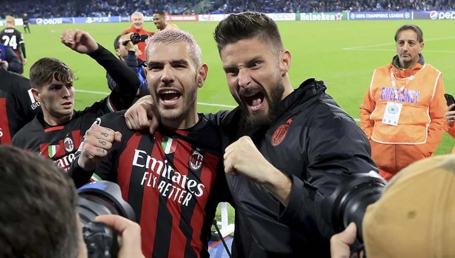 Olivier Giroud Buat AC Milan Mengalahkan Napoli 2-1 Secara Agregat