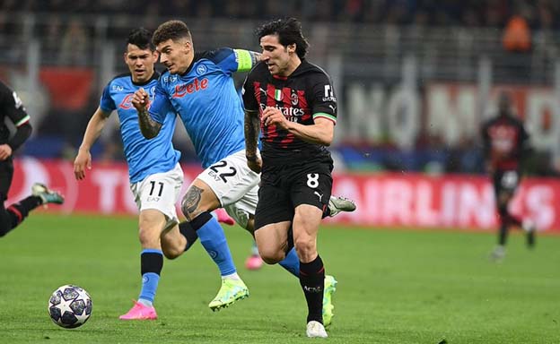 Hasil Pertandingan AC Milan vs Napoli: Rossoneri Menang 1-0