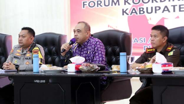 Jelang Hari Buruh, Bupati Zaki Pimpin Rakor Forkopimda