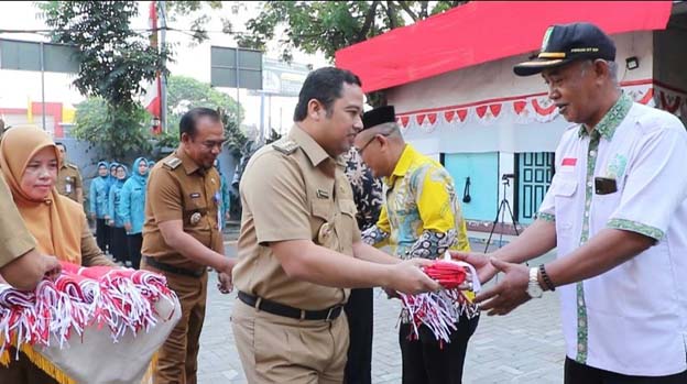 Sambut HUT RI ke-78, Kecamatan Ciledug Pasang 1000 Bendera