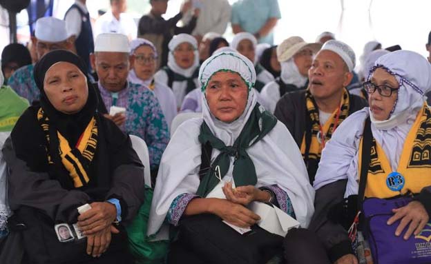 Ratusan Jemaah Haji Kota Tangerang Tiba di Asrama Haji Cipondoh