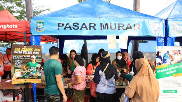 DKP Kota Tangerang Gelar Pasar Murah di Car Free Day