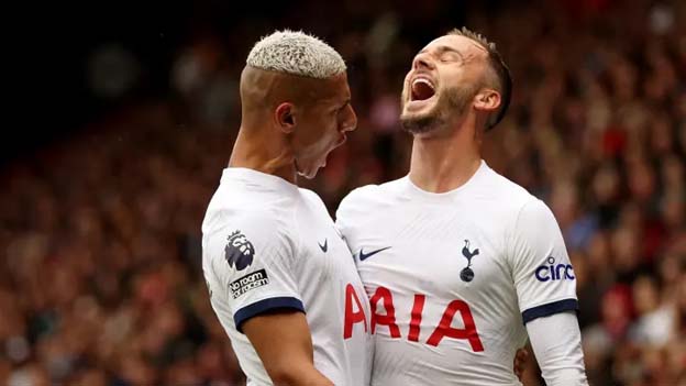 Bournemouth 0-2 Tottenham: James Maddison Mencetak Gol Pembuka