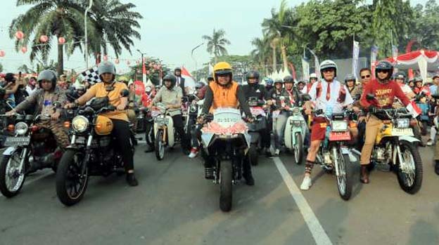 Digital Fest 2023, Ribuan Pemotor Nyoride Keliling Kota Tangerang