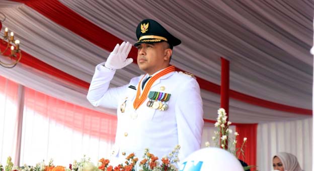 Bupati Zaki Pimpin Upacara Peringatan HUT Kemerdekaan RI ke-78