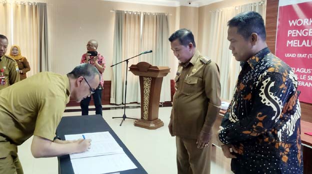 Teken Mou Bersama USAID, Pemkot Serang Susun Program AKS