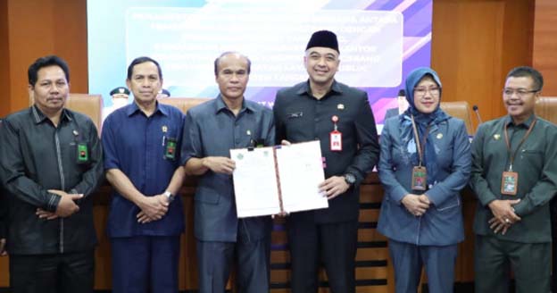 Disdukcapil Kabupaten Tangerang Teken MoU dengan 3 Instansi