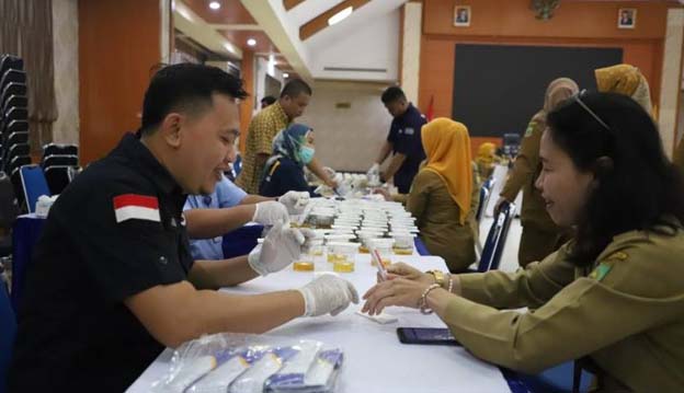 Pemkot Tangerang Gelar Tes Urine Ratusan ASN dan THL