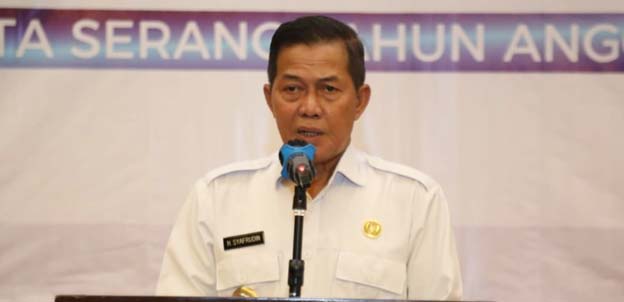 Walikota Membuka Sosialisasi Saber Pungli PTSL di Kota Serang