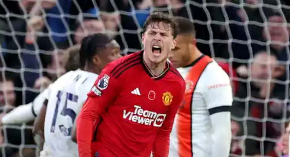 Victor Lindelof Buat Kemenangan Man Utd 1-0 Atas Luton Town