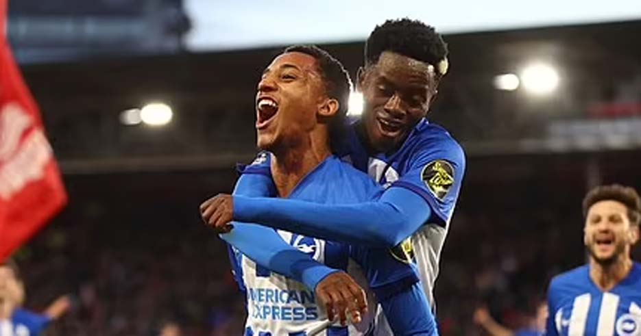 Brighton Kalahkan Nottingham Forest dengan Skor 3-2