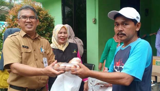 Kecamatan Karang Tengah Distribusikan 751 Paket Bansos