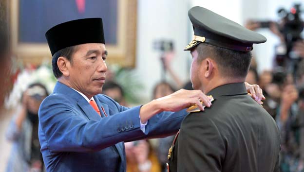 Presiden Joko Widodo Lantik Maruli Simanjuntak sebagai KSAD