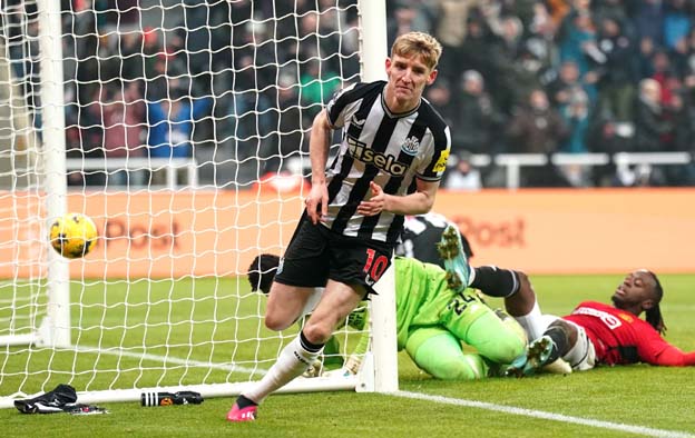 Hasil Pertandingan Newcastle United vs Man Utd: Skor 1-0