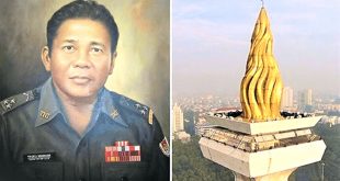 Teuku Markam Sumbangkan 28 Kg Emas untuk Pembuatan Pucuk Monas