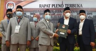 Sah, KPU Tetapkan Helldy-Sanuji Pemenang Pilkada Kota Cilegon 2020