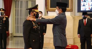 Presiden Jokowi Lantik Listyo Sigit Prabowo sebagai Kapolri