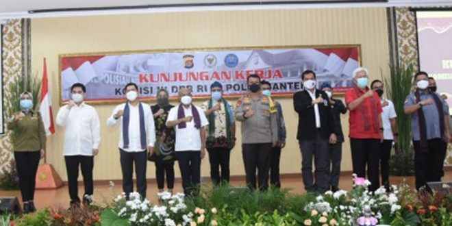 Komisi III DPR Harap Polda dan BNNP Banten Jaga Situasi Kondusif