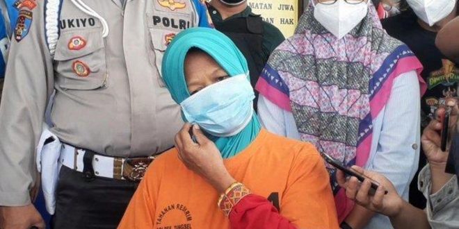 Polres Tangsel Tangkap Istri Pembakar Suaminya di Ciputat